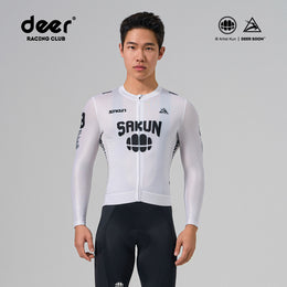 SAKUN x DEER cycling jersey — product photograph