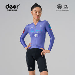 SAKUN x DEER cycling jersey — product photograph