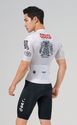 SAKUN x DEER cycling jersey — product photograph