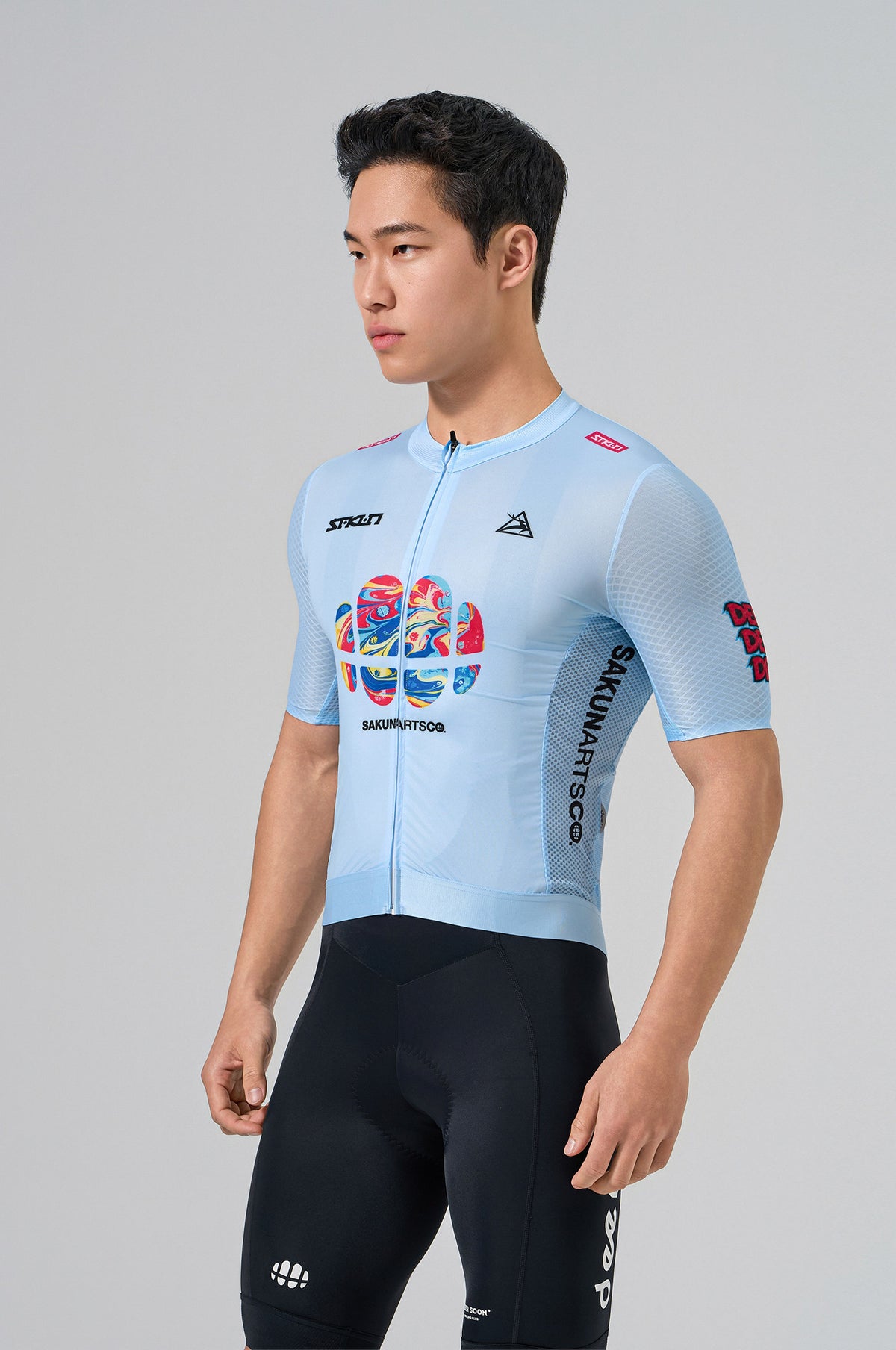 SAKUN x DEER cycling jersey — product photograph