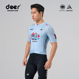 SAKUN x DEER cycling jersey — product photograph