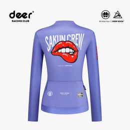 SAKUN x DEER cycling jersey — product photograph