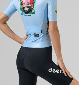 SAKUN x DEER cycling jersey — product photograph