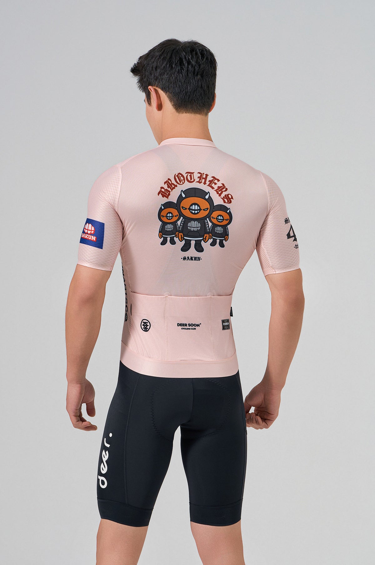 SAKUN x DEER cycling jersey — product photograph
