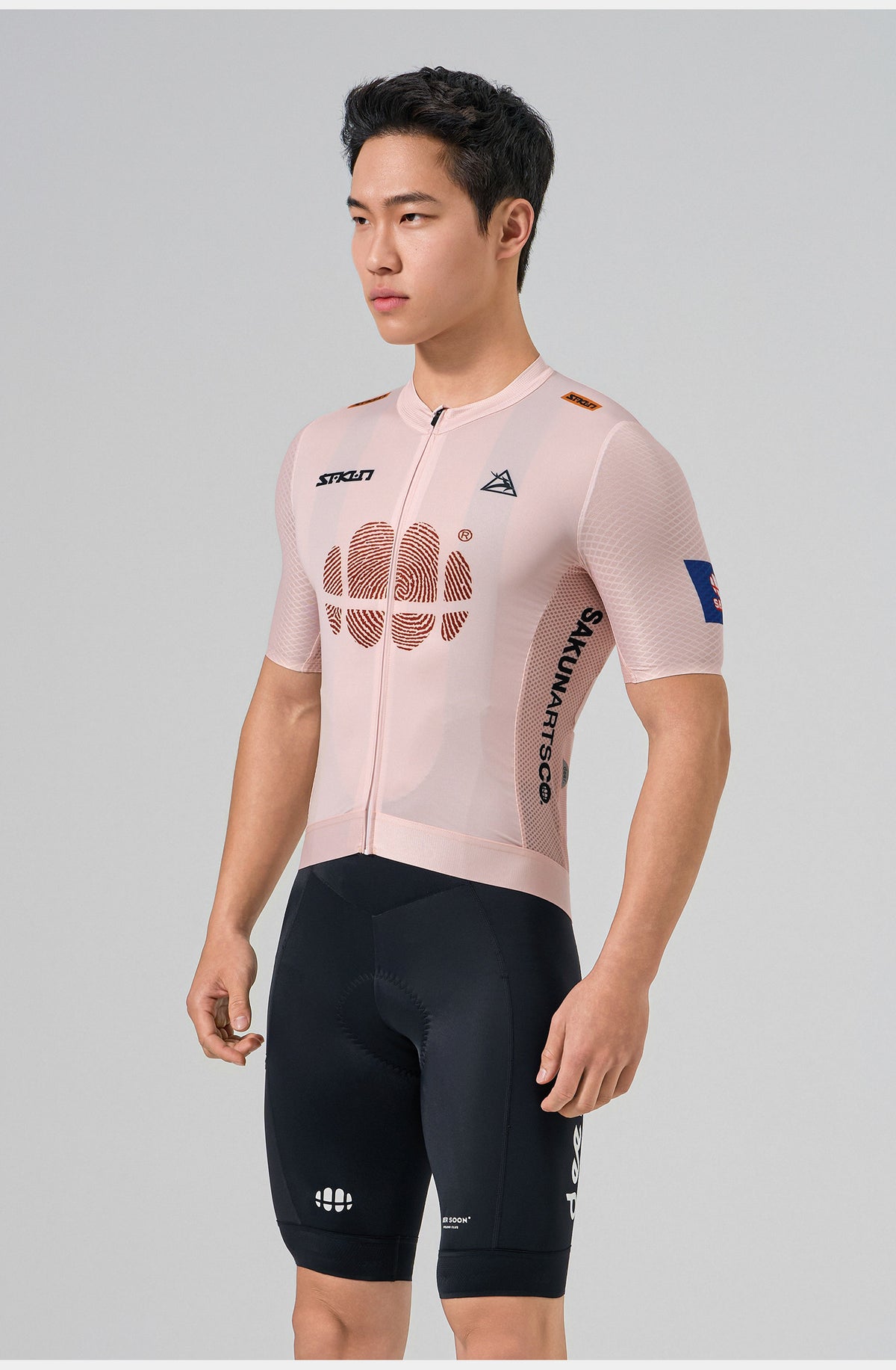 SAKUN x DEER cycling jersey — product photograph
