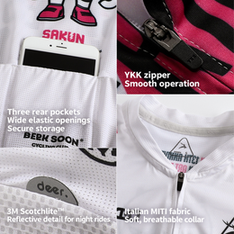 SAKUN x DEER cycling jersey — English product detail