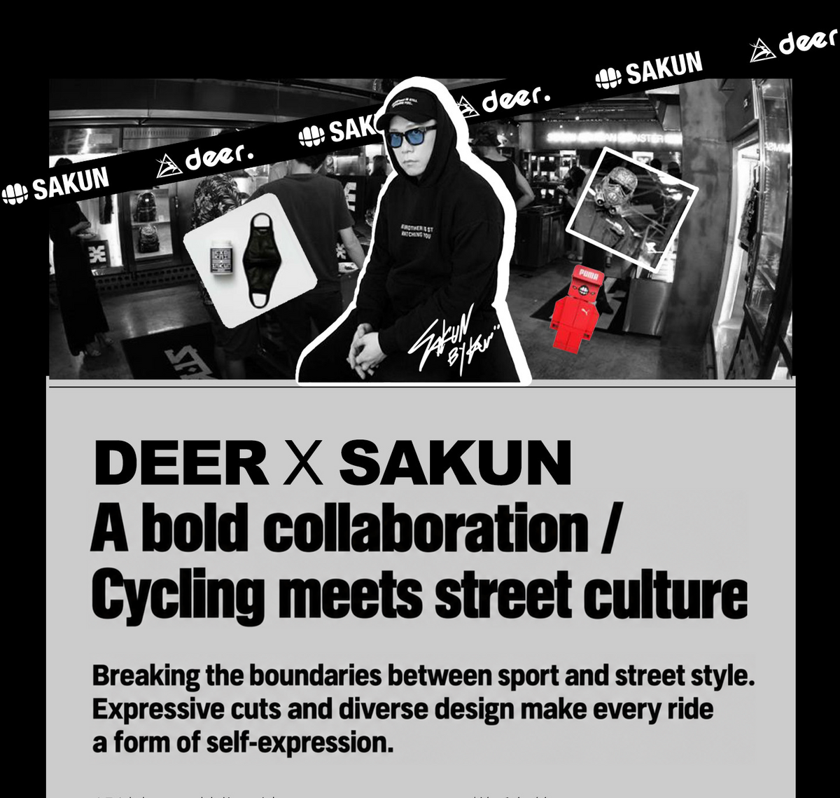 SAKUN x DEER cycling jersey — English product detail