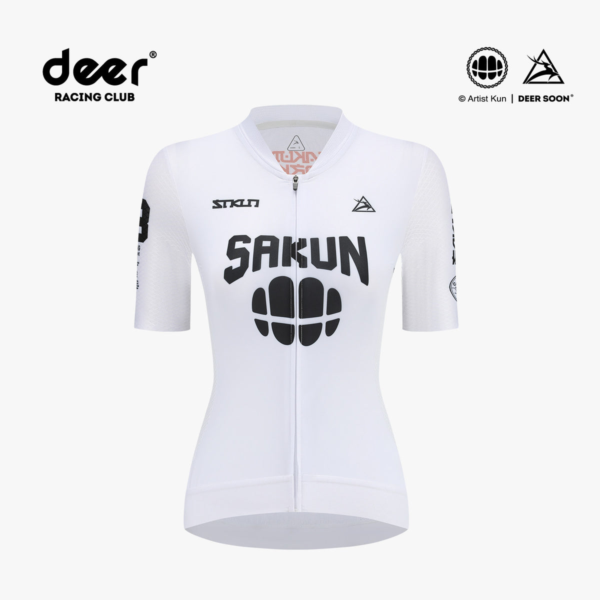 SAKUN x DEER cycling jersey — product photograph