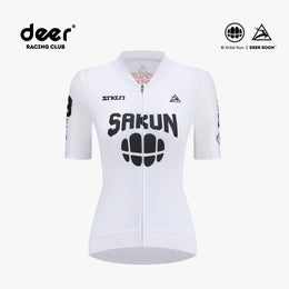 SAKUN x DEER cycling jersey — product photograph