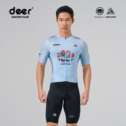 SAKUN x DEER cycling jersey — product photograph