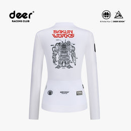 SAKUN x DEER cycling jersey — product photograph