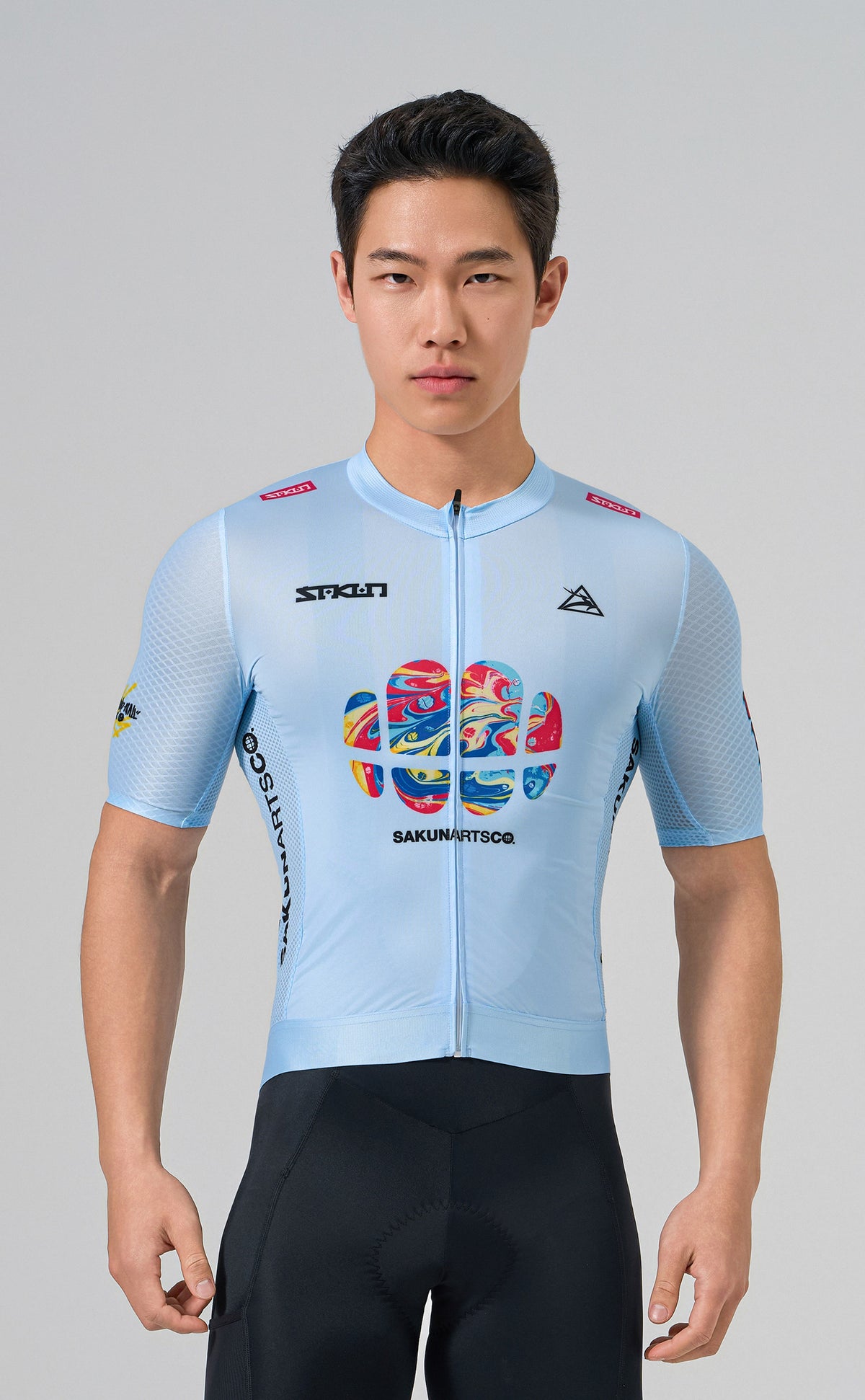 SAKUN x DEER cycling jersey — product photograph