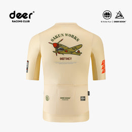 SAKUN x DEER cycling jersey — product photograph