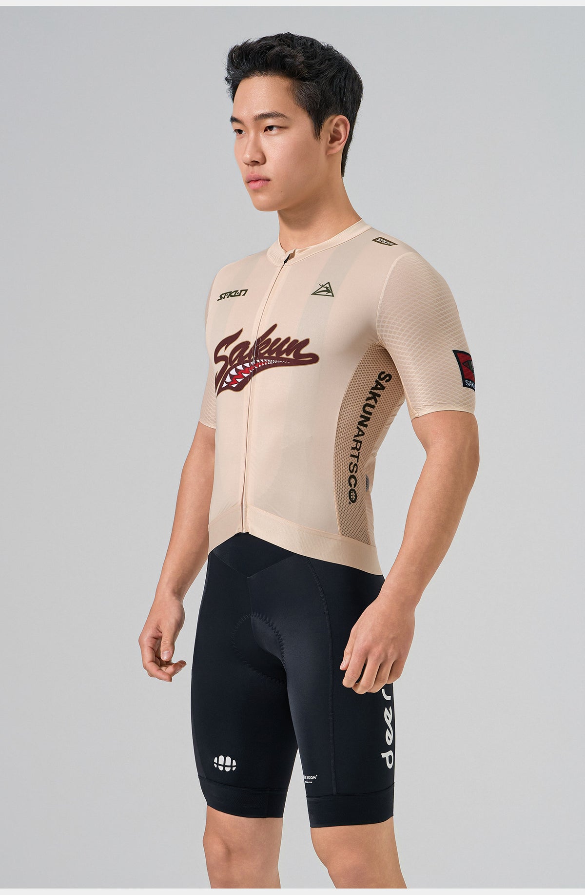 SAKUN x DEER cycling jersey — product photograph