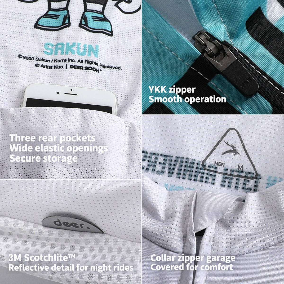 SAKUN x DEER cycling jersey — English product detail