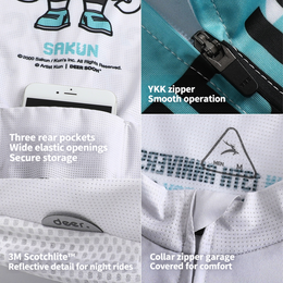 SAKUN x DEER cycling jersey — English product detail