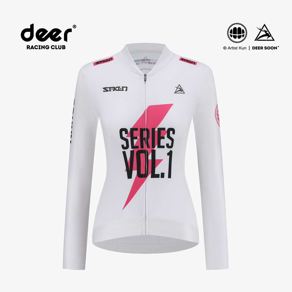 SAKUN x DEER cycling jersey — product photograph