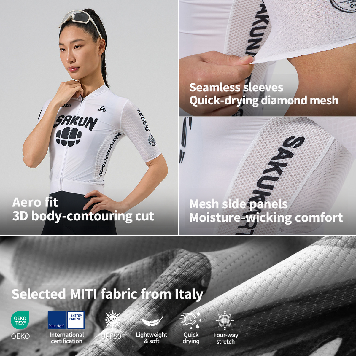 SAKUN x DEER cycling jersey — English product detail