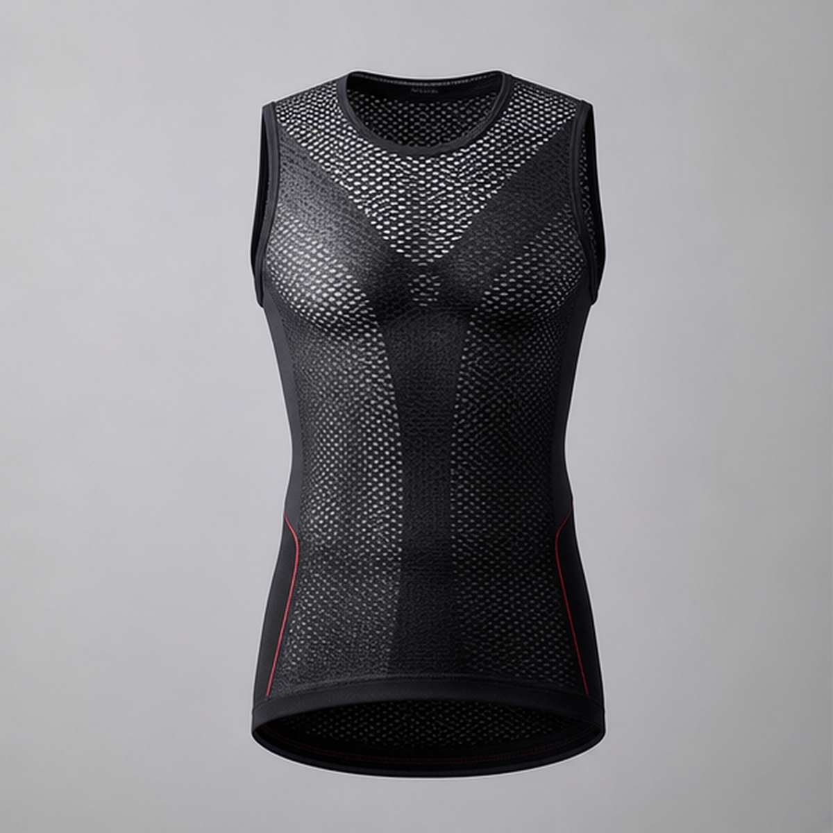 Sleeveless cycling base layer product visualization