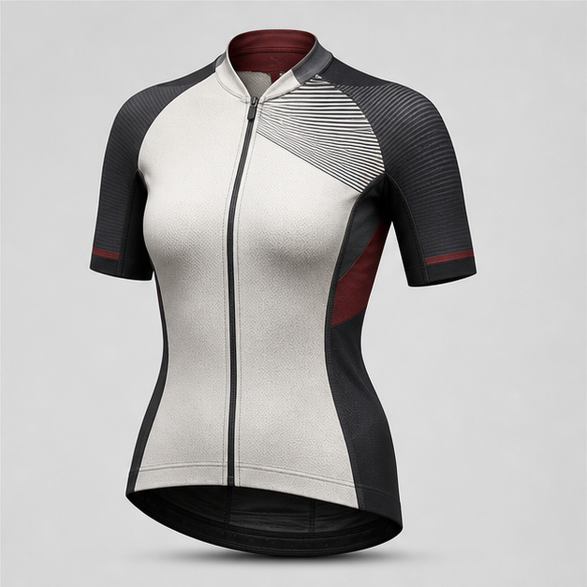 Women’s team jersey product visualization for custom cycling programs
