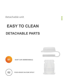 620 mL Dust-Cover Cycling Water Bottle with Detachable Spout — thumbnail 19 of 29