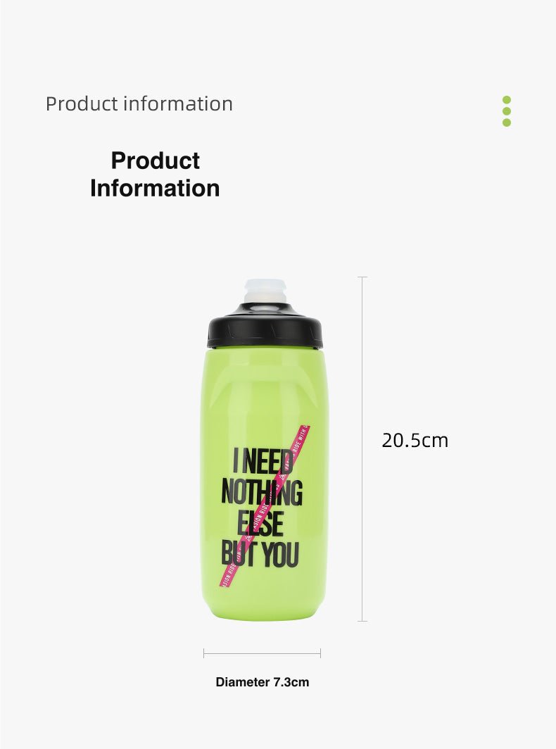 620 mL Dust-Cover Cycling Water Bottle with Detachable Spout — product story image 27 of 29
