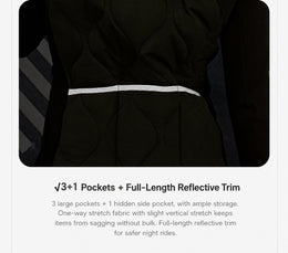 Women's Aerogel-Insulated Road Cycling Vest with Fleece Collar — thumbnail 27 of 30