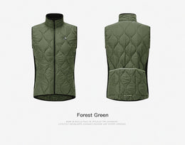Women's Aerogel-Insulated Road Cycling Vest with Fleece Collar — thumbnail 30 of 30