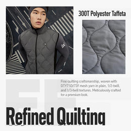 Men's Aerogel-Insulated Road Cycling Vest with Fleece Collar — thumbnail 3 of 29