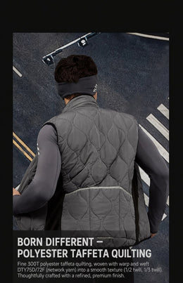 Men's Aerogel-Insulated Road Cycling Vest with Fleece Collar — thumbnail 15 of 29