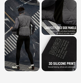 Men's Aerogel-Insulated Road Cycling Vest with Fleece Collar — thumbnail 22 of 29