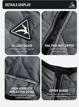 Men's Aerogel-Insulated Road Cycling Vest with Fleece Collar — thumbnail 27 of 29