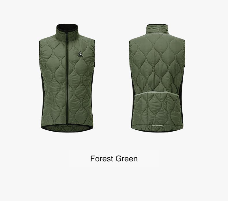 Men's Aerogel-Insulated Road Cycling Vest with Fleece Collar — product story image 29 of 29