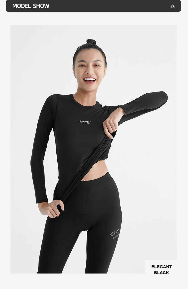 Women's Aerogel-Blend Thermal Cycling Base Layer — product story image 24 of 31