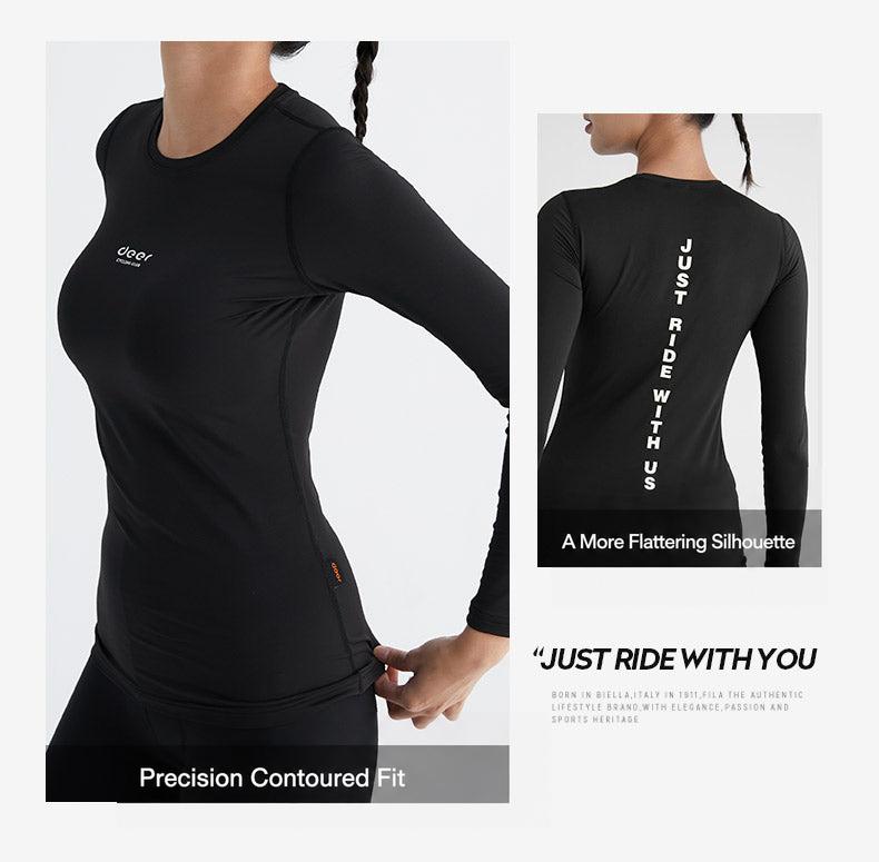 Women's Aerogel-Blend Thermal Cycling Base Layer — product story image 25 of 31