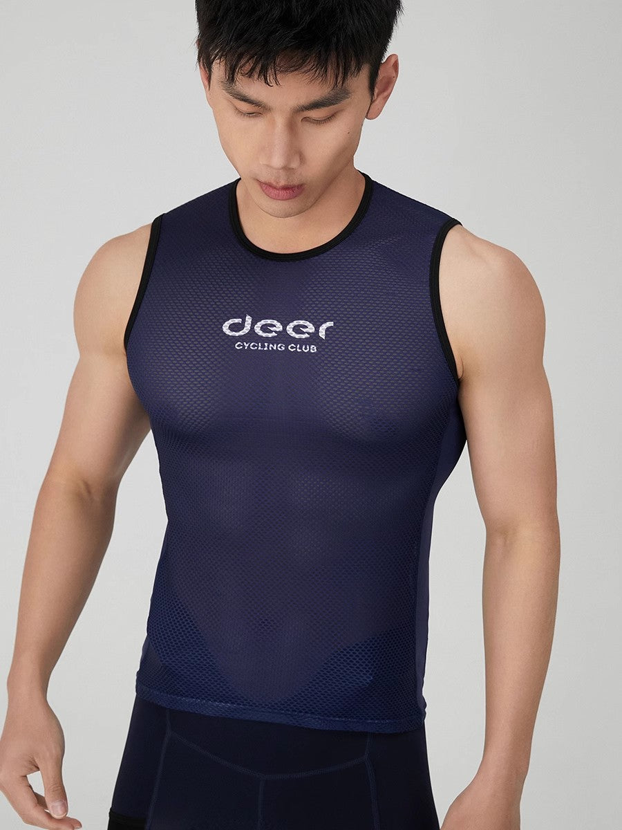 Men's Moisture-Wicking Mesh Cycling Base Layer — product story image 03 of 30