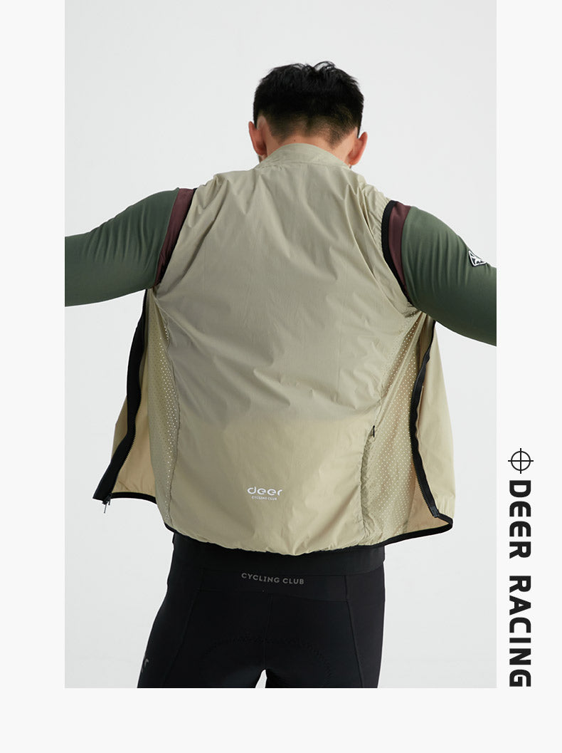Men's Windproof Ventilated Road Cycling Vest — product story image 31 of 37