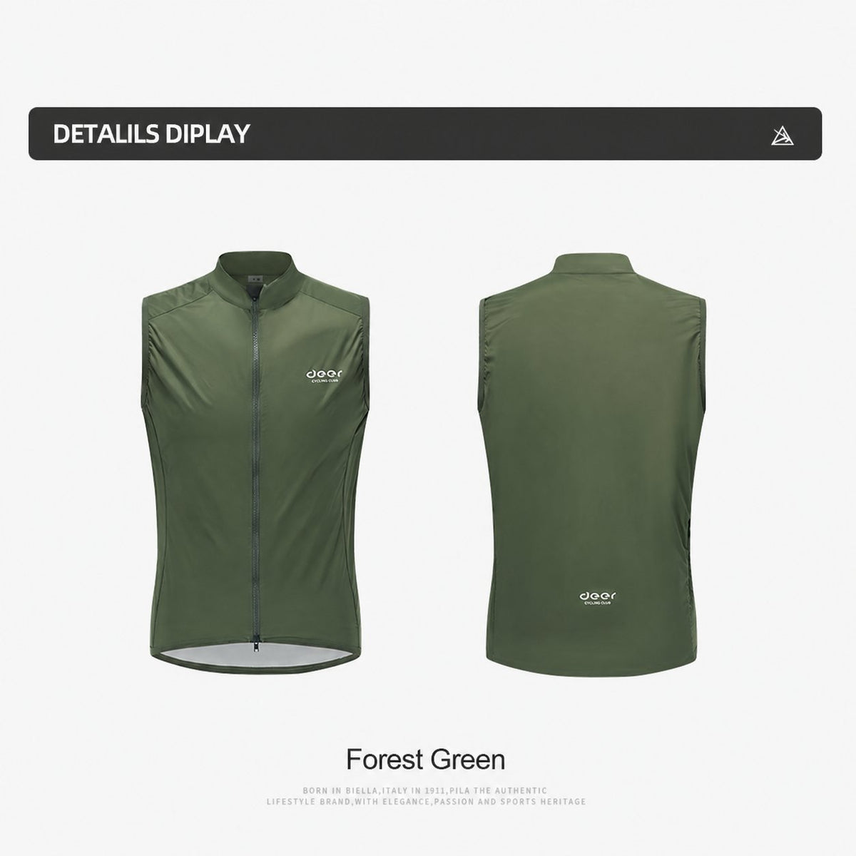 Men's Windproof Ventilated Road Cycling Vest — product story image 35 of 37