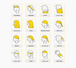 16-Style Seamless Stretch Cycling Face Cover — thumbnail 35 of 36