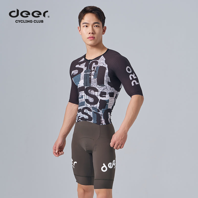 Men's Aerodynamic Compression Road Cycling Skinsuit — product story image 03 of 40