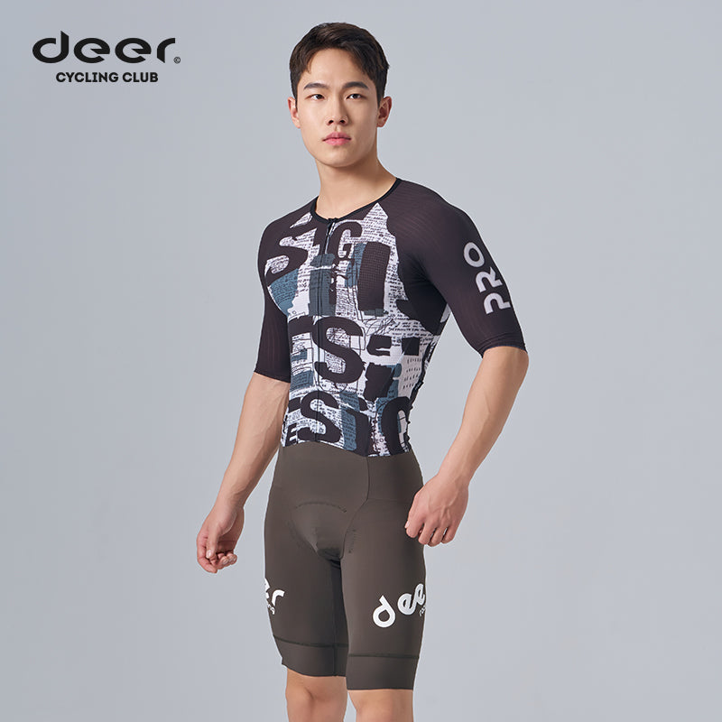 Men's Aerodynamic Compression Road Cycling Skinsuit — product story image 07 of 40