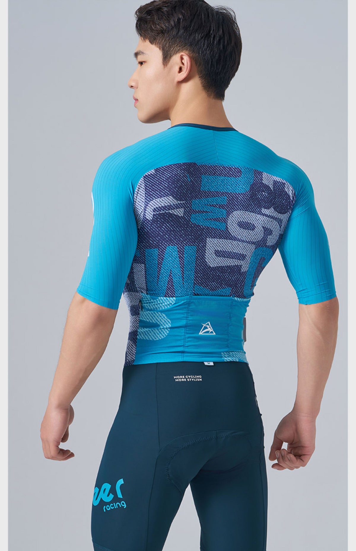 Men's Aerodynamic Compression Road Cycling Skinsuit — product story image 21 of 40