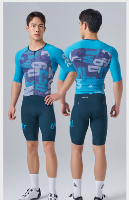 Men's Aerodynamic Compression Road Cycling Skinsuit — thumbnail 29 of 40