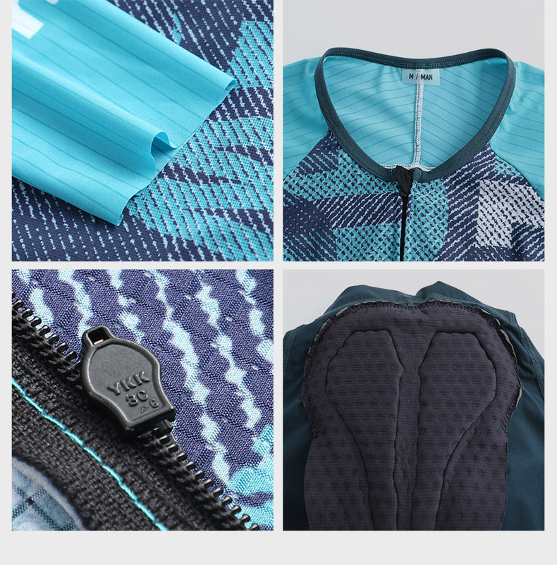 Men's Aerodynamic Compression Road Cycling Skinsuit — product story image 40 of 40