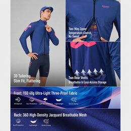 Unisex Ultralight Ventilated Road Cycling Jacket — thumbnail 6 of 12
