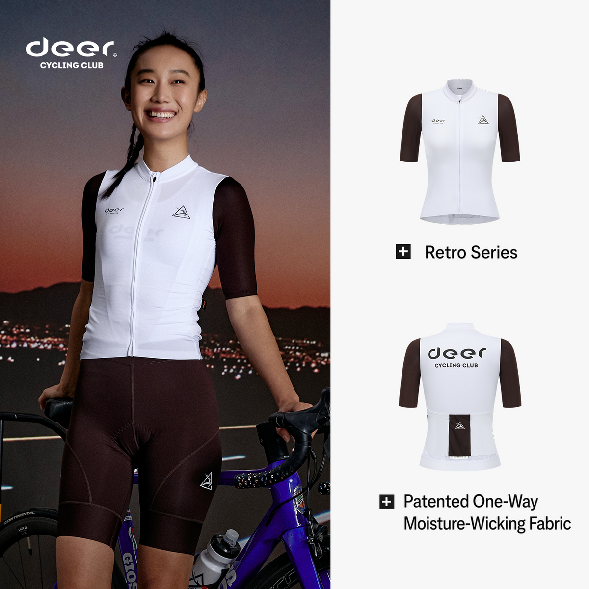 Women's Lightweight Moisture-Wicking Summer Cycling Jersey — image 1 of 8