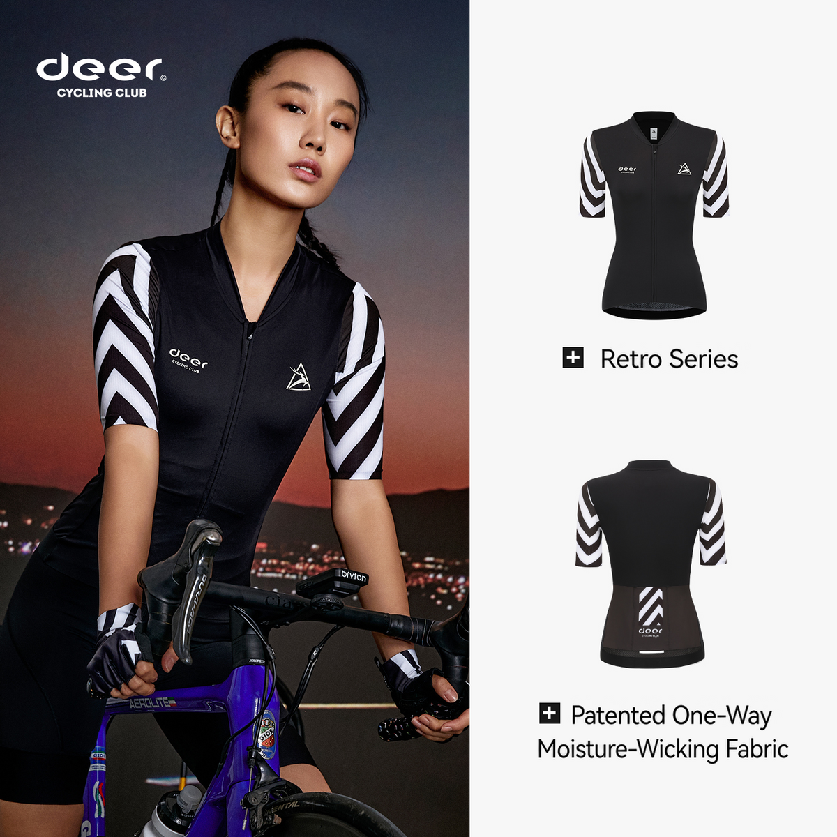 Women's Lightweight Moisture-Wicking Summer Cycling Jersey — product story image 04 of 8