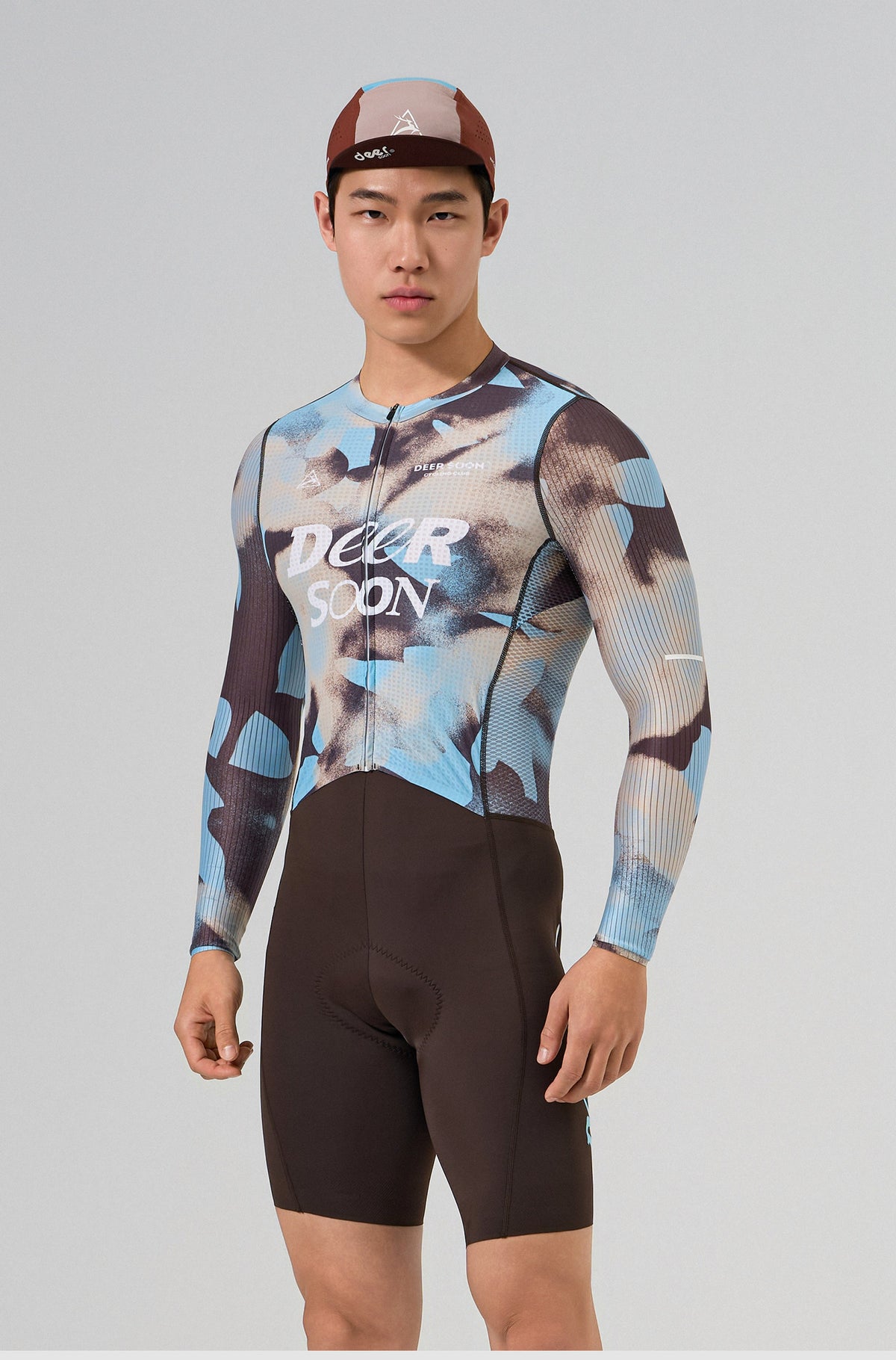 Ribbed Quick-Dry Long-Sleeve Race Cycling Jersey — product story image 02 of 12