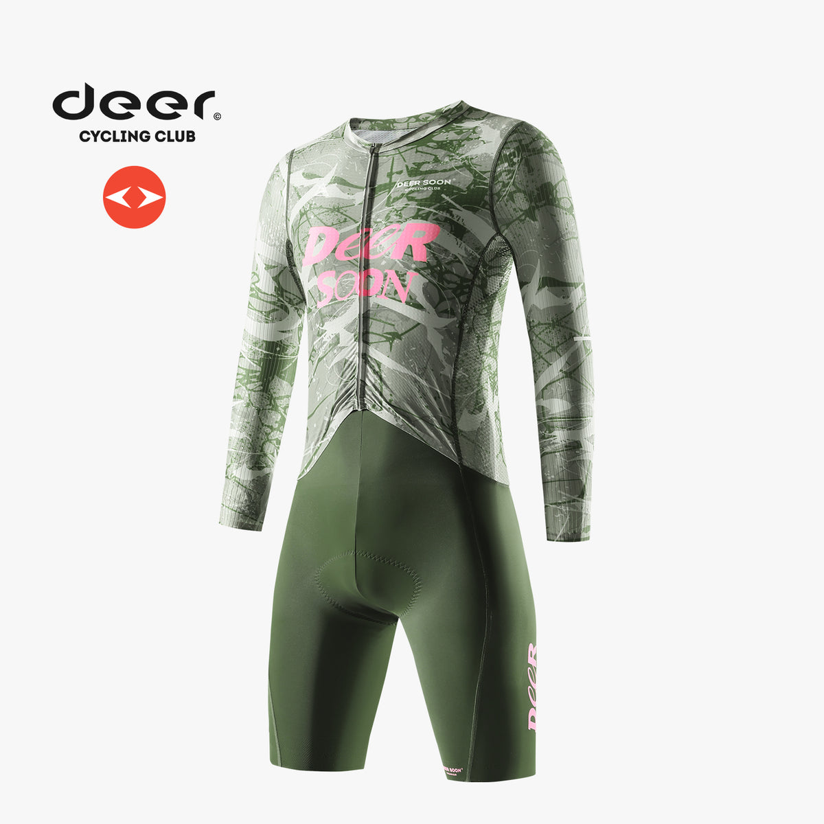 Ribbed Quick-Dry Long-Sleeve Race Cycling Jersey — product story image 11 of 12