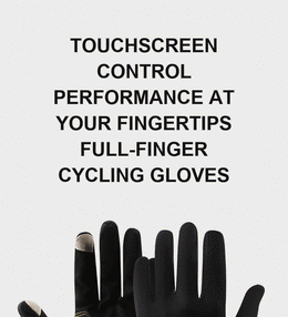 Starfall Fleece-Lined Touchscreen Full-Finger Cycling Gloves — thumbnail 9 of 21